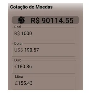 Conversor de moedas & Bitcoin screenshot 0
