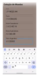 Conversor de moedas & Bitcoin screenshot 2