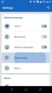 CM13/12.1 Theme - HexagonBlue screenshot 1