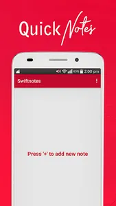 Quick Notes screenshot 1