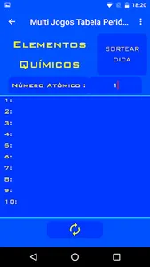 Multi Jogos Tabela Periódica screenshot 3