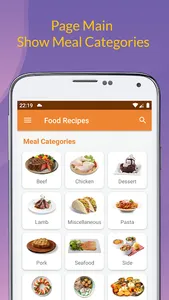 food recipes screenshot 1