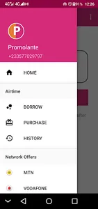 Promolante: Borrow/Buy Airtime screenshot 0