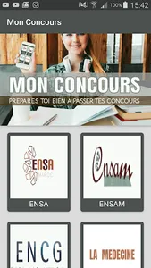 Mon Concours: Concours des gra screenshot 0