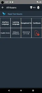 Afrikaans Language Tests screenshot 6