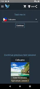Cebuano Language Tests screenshot 0