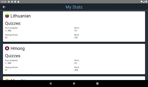Hmong Language Tests screenshot 14