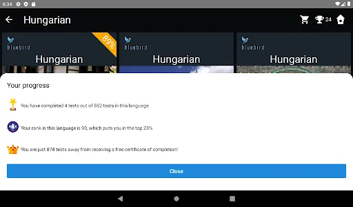 Hungarian Language Tests screenshot 10