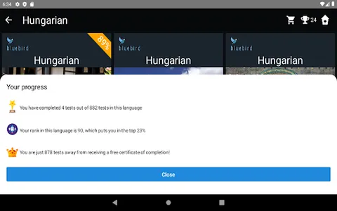 Hungarian Language Tests screenshot 18