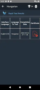 Hungarian Language Tests screenshot 7