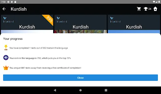 Kurdish Language Tests screenshot 10