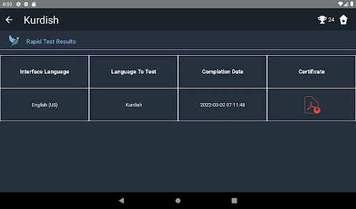 Kurdish Language Tests screenshot 15