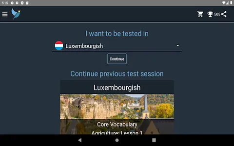 Luxembourgish Language Tests screenshot 16