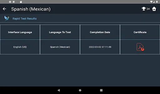 Mexican Spanish Language Tests screenshot 15