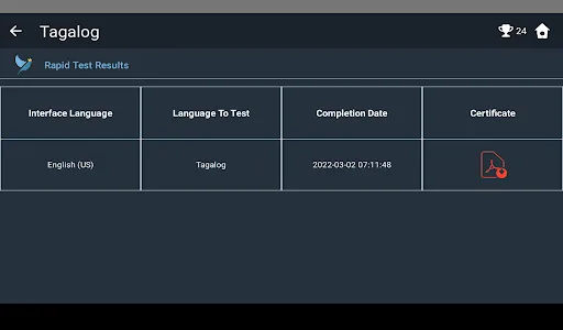 Tagalog Language Tests screenshot 15
