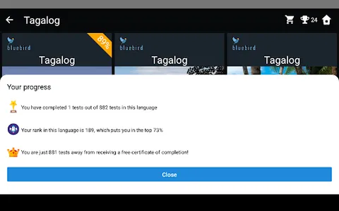Tagalog Language Tests screenshot 18
