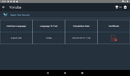 Yoruba Language Tests screenshot 15