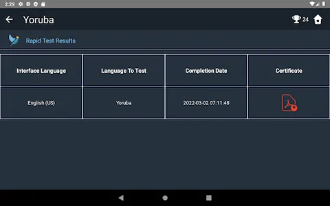 Yoruba Language Tests screenshot 23