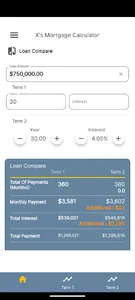 X's Mortgage Calculator screenshot 2