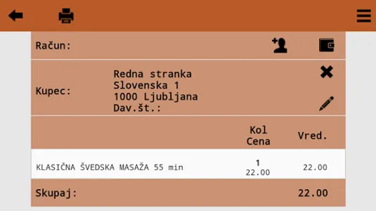 Propos POS - blagajna screenshot 1