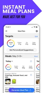 Prospre: Macro Meal Planner screenshot 0