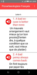 ProverbesAnglais-Français screenshot 0