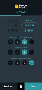 Provider Assist ACFI Calculato screenshot 1