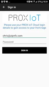 PROX IOT Hort-tag screenshot 1