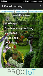 PROX IOT Hort-tag screenshot 2