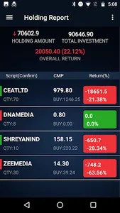 Prudent Broking Client desk screenshot 2