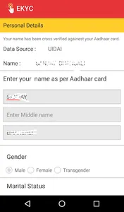 Prudent Broking EKYC screenshot 2
