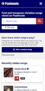 Psalmnote screenshot 0