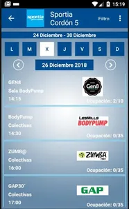 Sportia Fitness screenshot 3