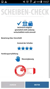 Scheibencheck screenshot 1
