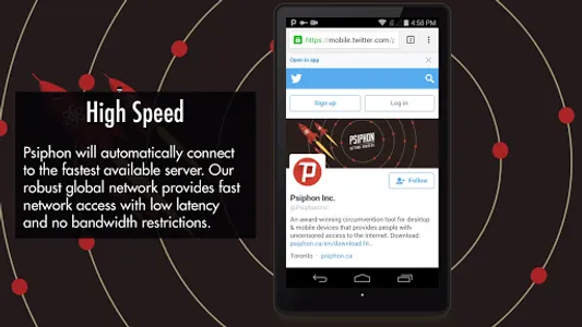 Psiphon screenshot 3