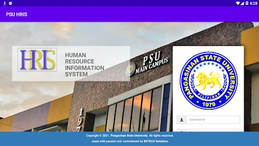 PSU HRIS screenshot 0