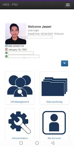 PSU HRIS screenshot 3