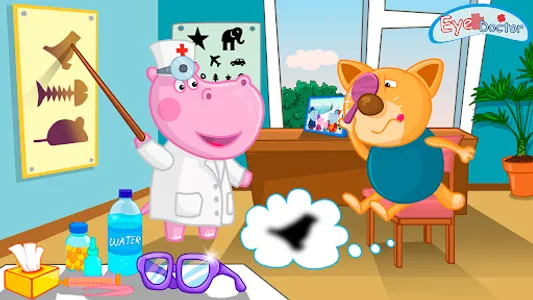 Hippo Eye Doctor: Medical game screenshot 9