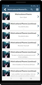 Motivational Poems - English screenshot 1