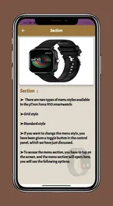 Ptron force x10 watch Guide screenshot 4