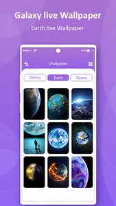 Galaxy Theme Live Wallpaper :  screenshot 2
