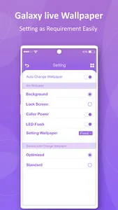 Galaxy Theme Live Wallpaper :  screenshot 3