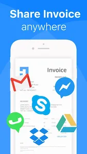 Mobile Invoice Maker App. Quic screenshot 2