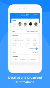 Mobile Invoice Maker App. Quic screenshot 3
