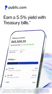 Public: Stocks/T-bills/Crypto screenshot 0