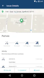 Seminole311 App screenshot 1