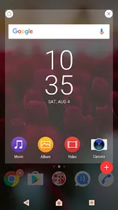 Xperia Theme - Rose Flowers screenshot 2
