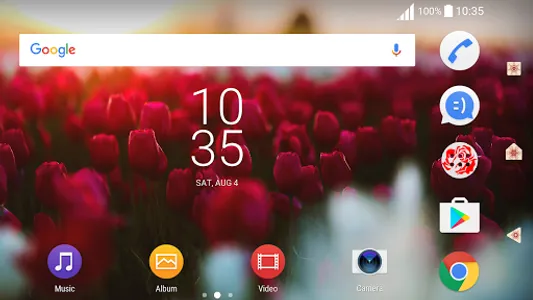 Xperia Theme - Rose Flowers screenshot 4