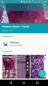 Xperia Theme - Crystal FREE screenshot 4