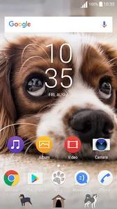 Xperia Theme - Dogs screenshot 1
